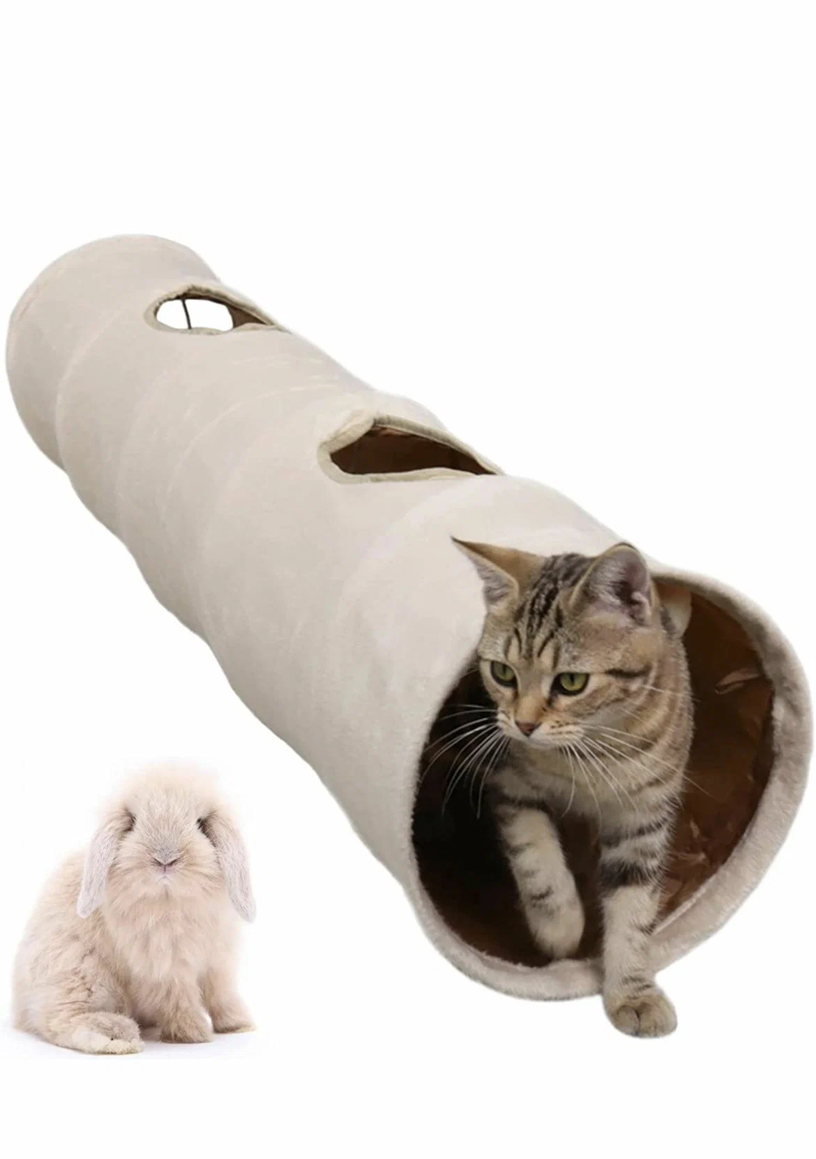 Игровой тоннель для кошек. 120х25 см